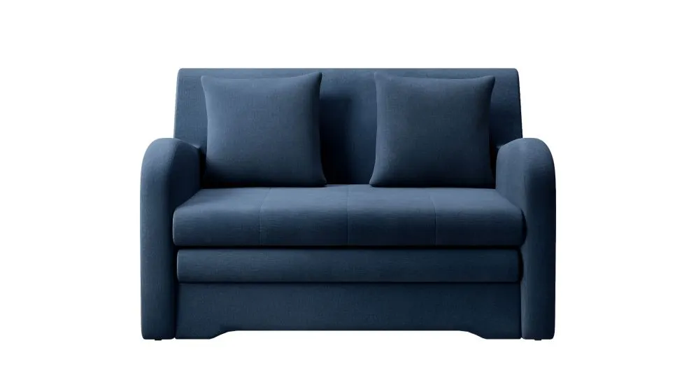 Sofa rozkładana z funkcją spania ARIO granatowa z pojemnikiem na pościel I sklep meblowy MIRAT.