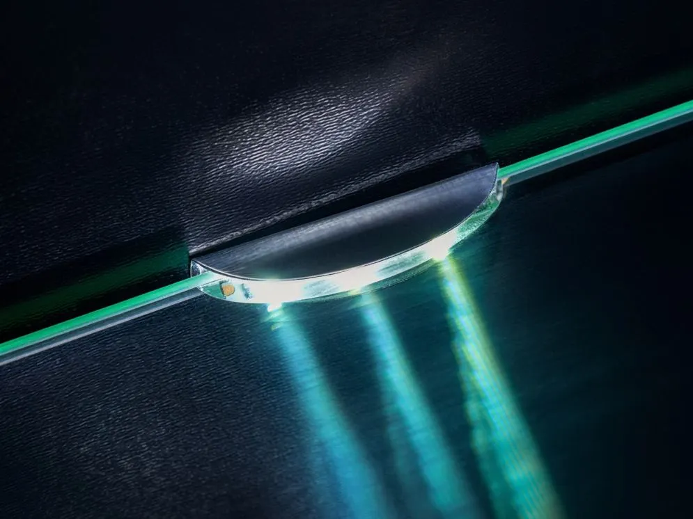 Meblościanka SOLIDO TWIN sosna czarna/biały połysk do salonu | MIRAT.  kolekcja SOLIDO