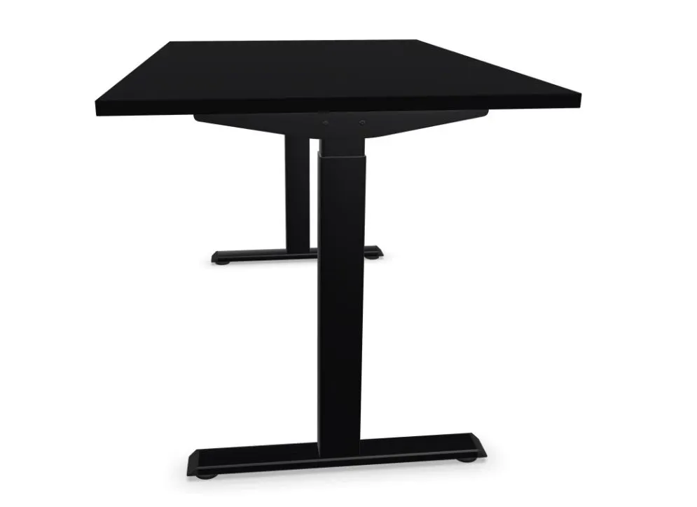 Biurko eCOMO 120x60cm czarne z regulowane młodzieżowe I sklep meblowy MIRAT.