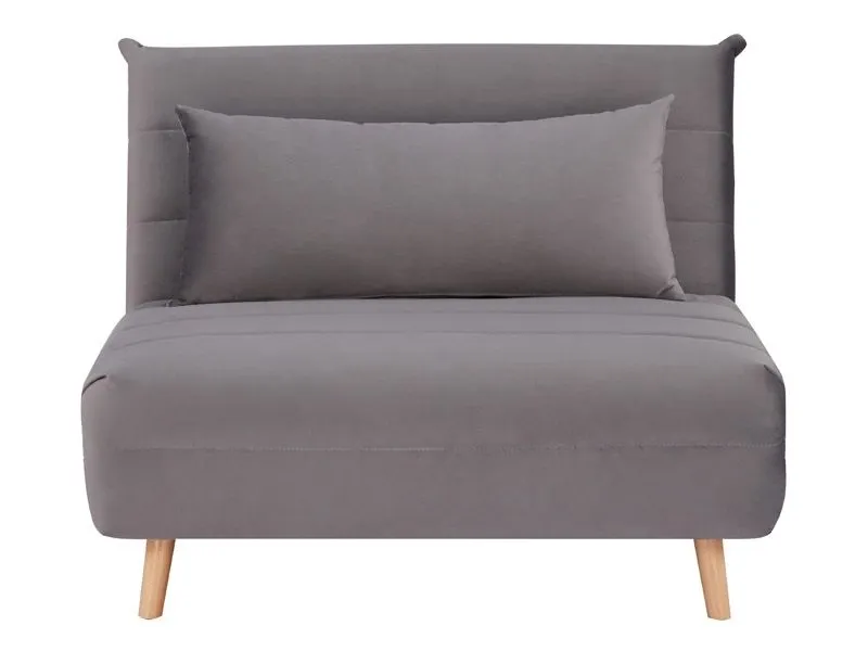 Fotel rozkładany SPIKE VELVET z poduszką | MIRAT.