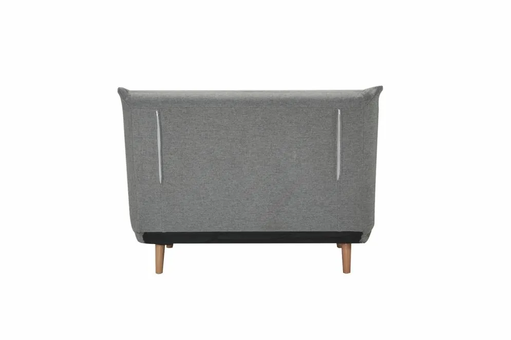 Fotel SPIKE szary z poduszką rozkładany z opcją spania | MIRAT. w stylu KLASYCZNY kolekcja