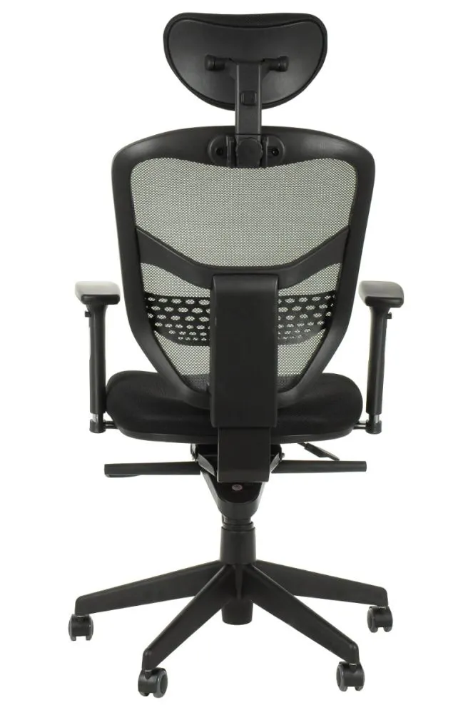 Fotel biurowy HN-5038 szary do komputera | MIRAT.