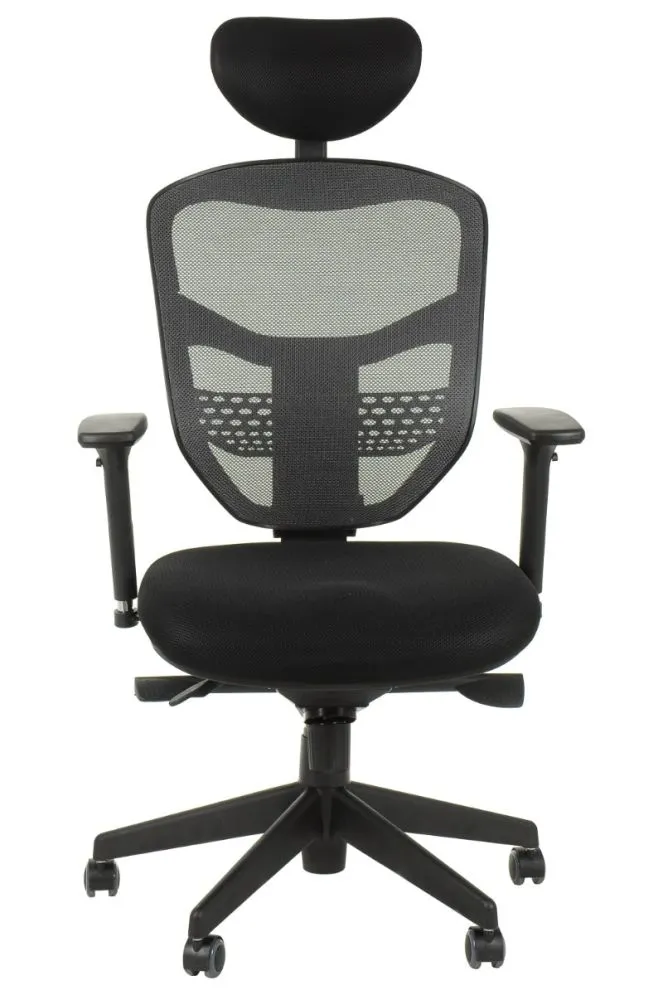 Fotel biurowy HN-5038 szary do komputera | MIRAT.