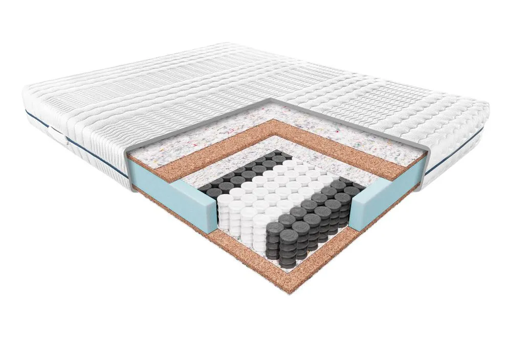 Materac kieszeniowy EREBU 100x200 dwustronny twardy | MIRAT.