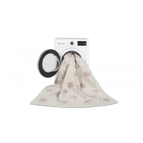 Dywan dziecięcy STARS NATURAL VINTAGE NUDE 120x160 beżowy w różowe gwiazdki | MIRAT. w stylu kolekcja