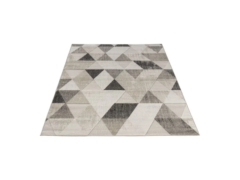 Dywan STASZEK 80x150 beżowy geometryczny I sklep meblowy MIRAT.