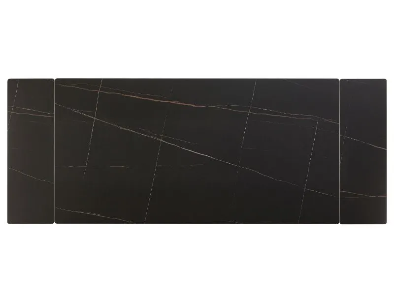 Stół ceramiczny industrialny Imperia 180-240 cm czarny | MIRAT styl LOFT