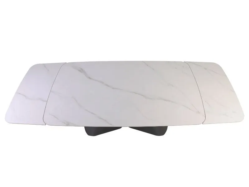 Nowoczesny stół ceramiczny Armando 160-240 cm biały mat | MIRAT styl LOFT