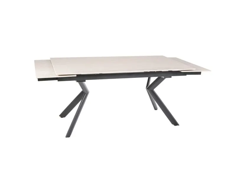 Stół ceramiczny Norton 160(240)x90 cm travertine beż | MIRAT styl LOFT