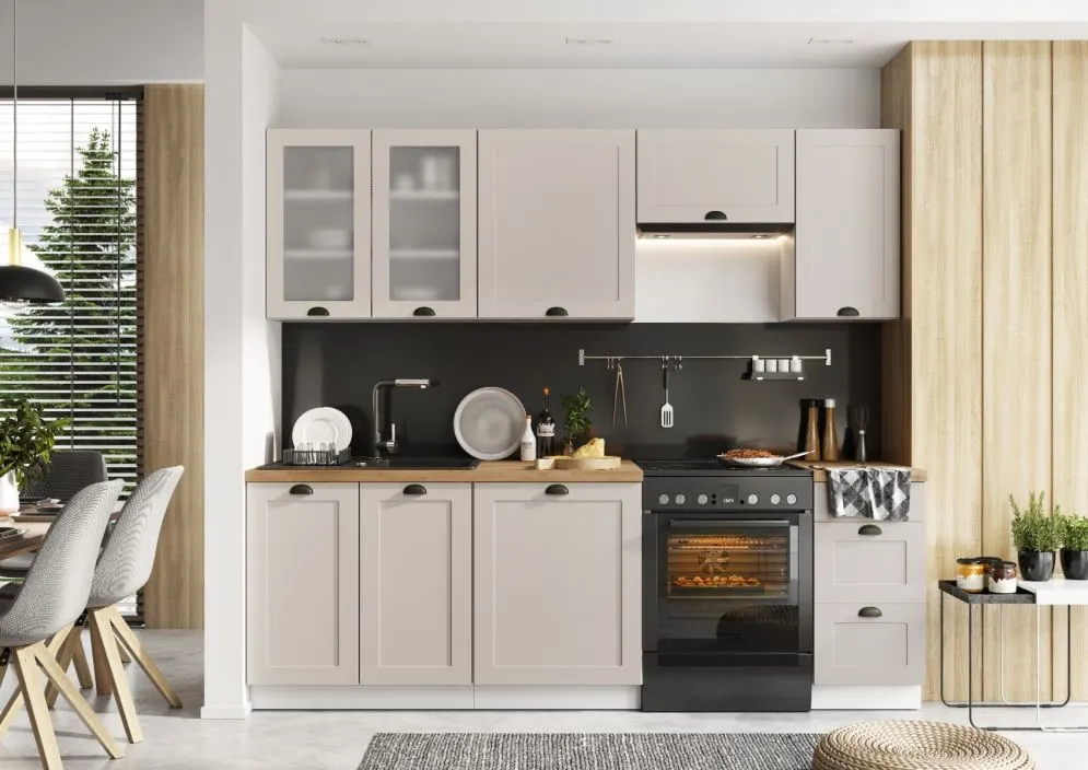 Szafka pod zlew 80 ADELE D80ZL S/1 coffe I sklep meblowy MIRAT.