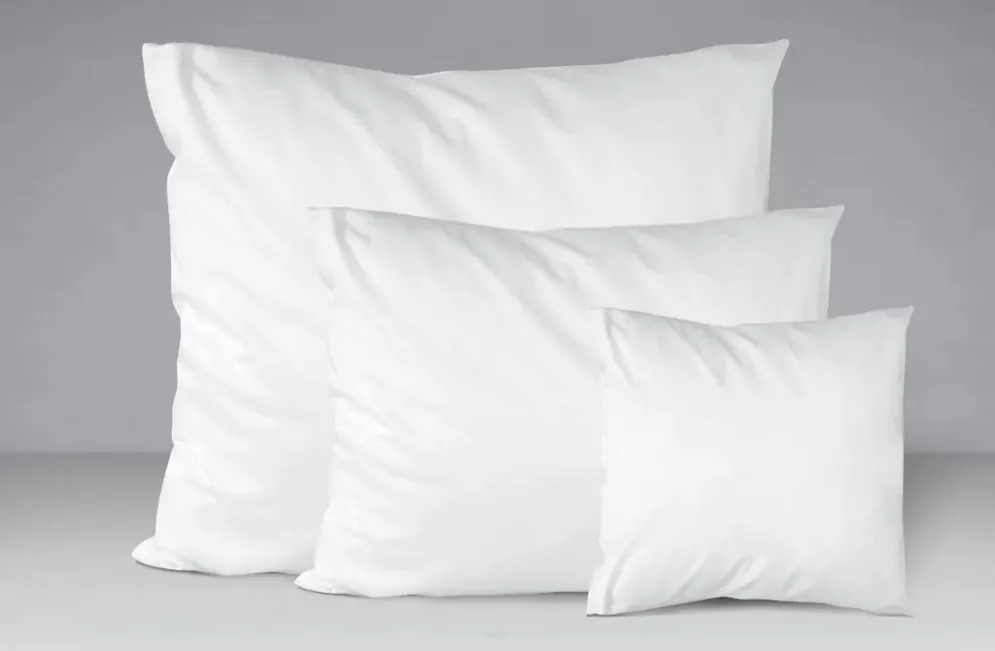 Poszewka Hotelowa Perkal 40x40 biała z zamkiem błyskawicznym bawełniana I sklep meblowy MIRAT.