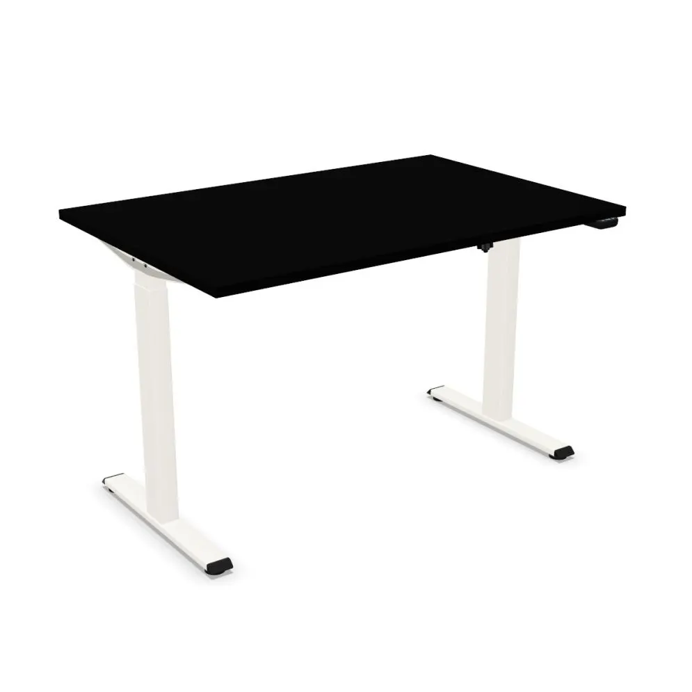 Biurko eCOMO 120x60cm czarne z regulowane młodzieżowe I sklep meblowy MIRAT.