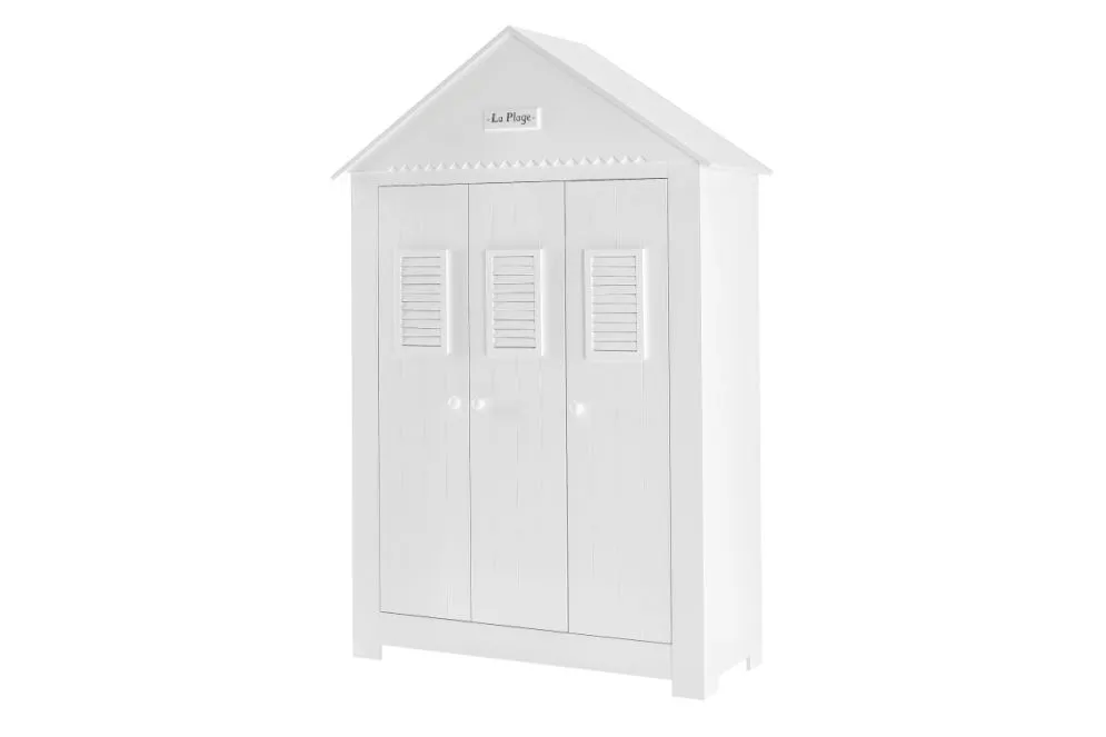 Biała duża szafa dla dziecka polskiej produkcji atestowana bezpieczna MARSYLIA