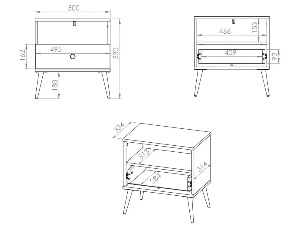 Szafka nocna GRIN 1S zielona do sypialni w stylu glamour I sklep meblowy MIRAT. styl GLAMOUR kolekcja GRIN