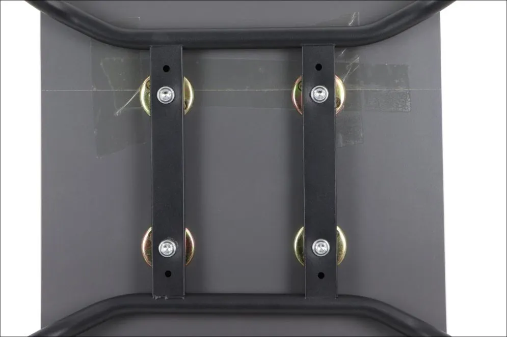 Krzesło ze sklejki laminowanej WERDI A szare/czarne na metalowych nogach I sklep meblowy MIRAT.