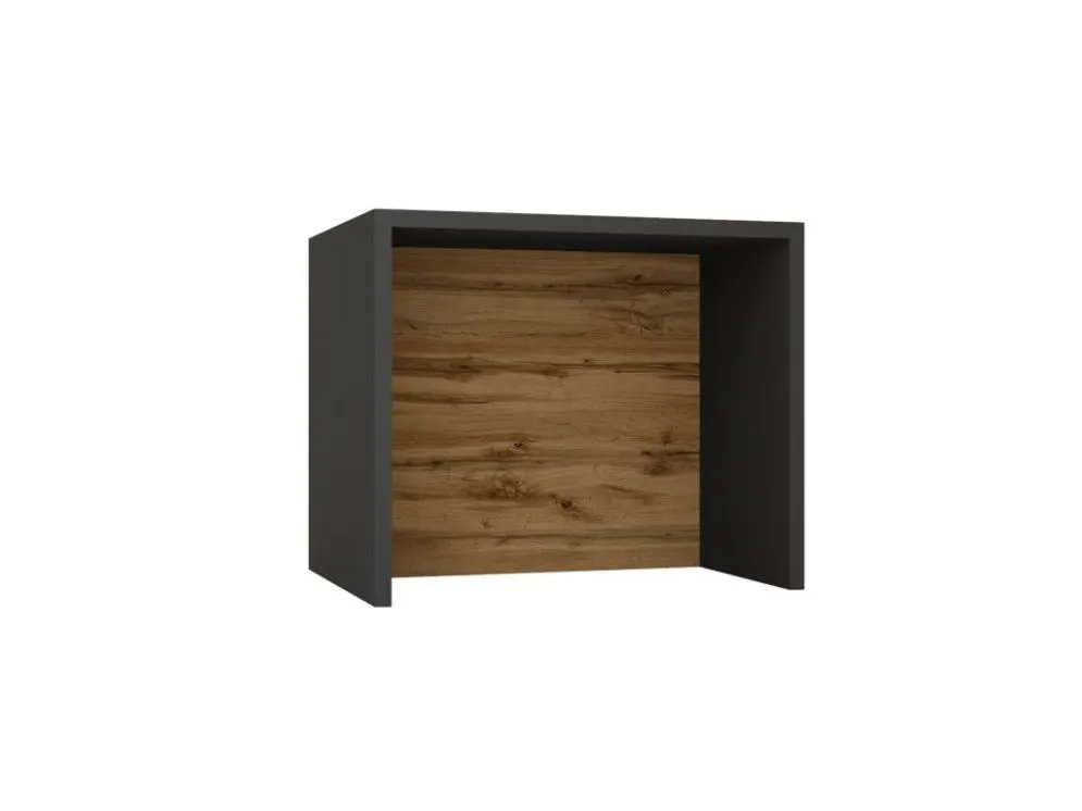 Wyspa kuchenna 90 cm szara/dąb wotan gotowa I sklep meblowy MIRAT.