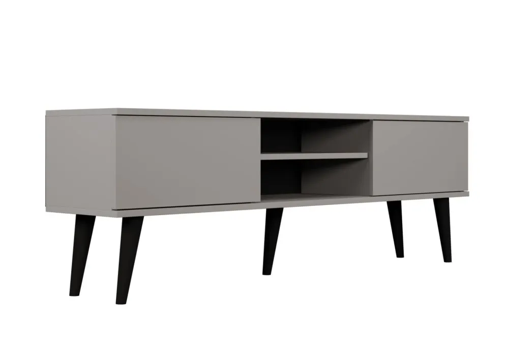 Szafka RTV TORONTO 160 szara z cichym domykiem I sklep meblowy MIRAT. styl SKANDYNAWSKI