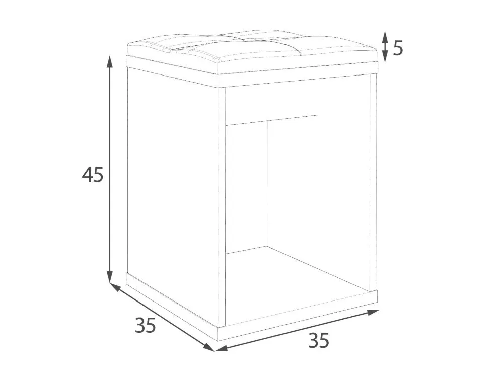Toaletka ALEKSANDRA 4 dąb sonoma z 12 żarówkami | MIRAT. w stylu SKANDYNAWSKI kolekcja