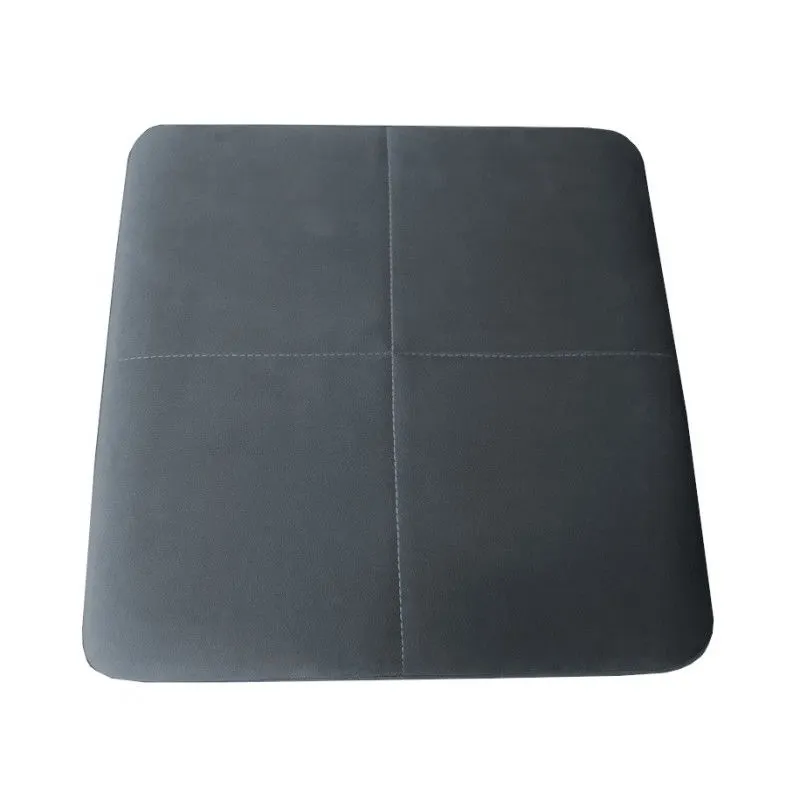 Taboret MAESTRO LOW BL VELVET ciemno szary na metalowych nogach | MIRAT. w stylu kolekcja