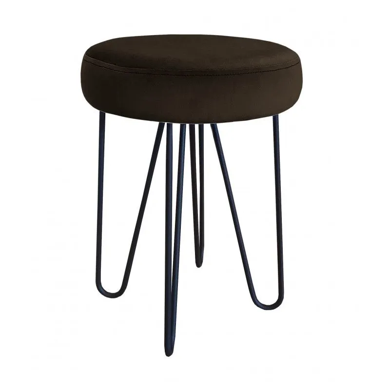 Taboret TORIN 2 MG VELVET brązowy WYPRZEDAŻ I sklep meblowy MIRAT.