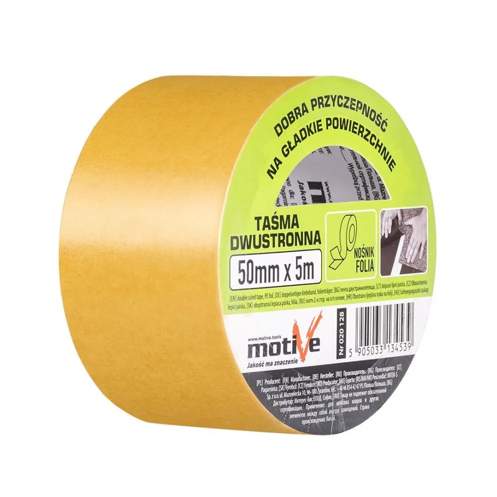 Taśma dwustronna 50mm/5m Motive | MIRAT