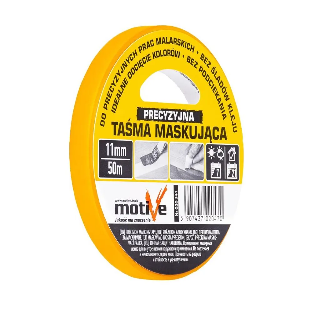 Taśma mask precyzyjna 11mm/50m Motive | MIRAT