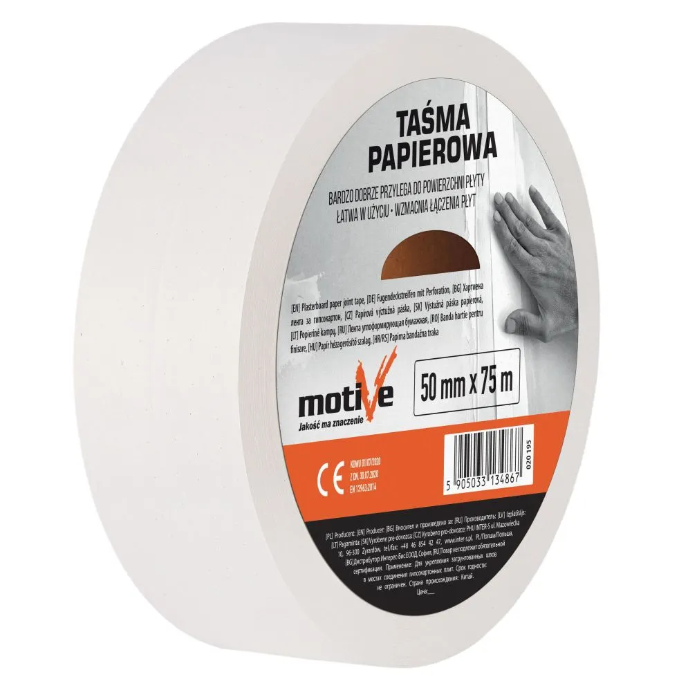 Taśma papierowa 50mm/75m Motive | MIRAT
