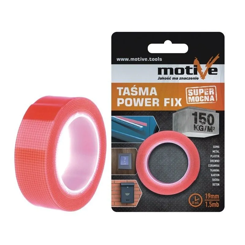 Taśma power fix 19mm/1,5m Motive | MIRAT