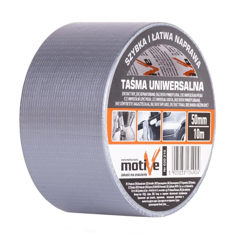 Taśma uniwersalna 50mm/10m szara Motive | MIRAT