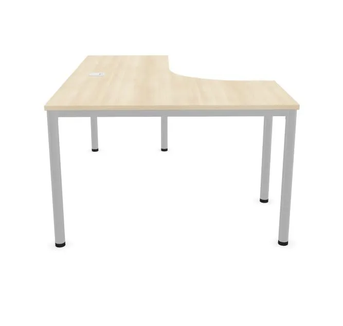 Biurko narożne EASY SPACE I-LEG LS 160x120cm akacjowe I sklep meblowy MIRAT.