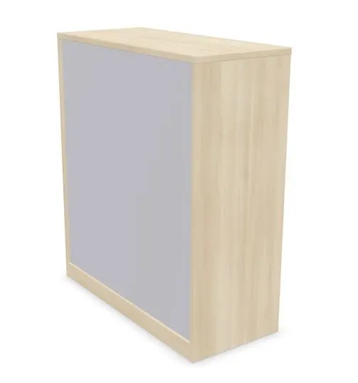 Szafka biurowa przesuwna EASY SPACE CABINET S 3-OH 100cm akacjowa zamykana I sklep meblowy MIRAT.