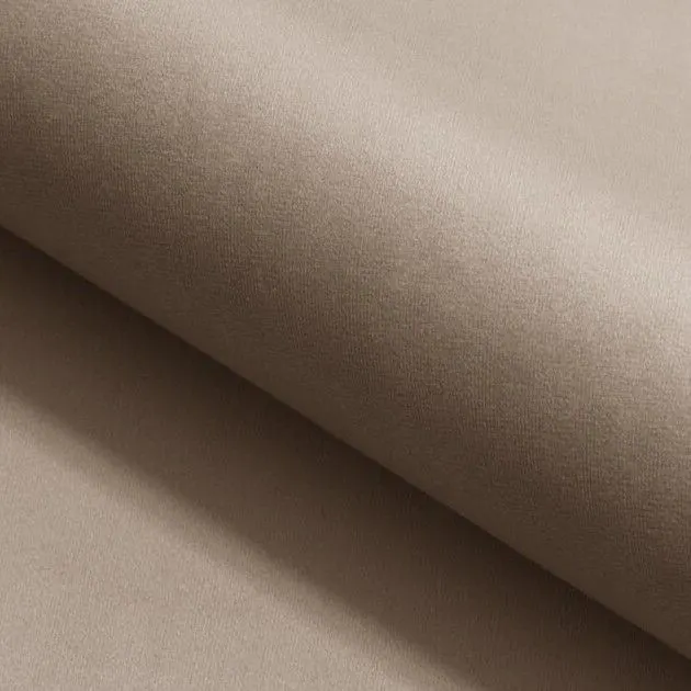 Pufa LORI VELVET ciemnobeżowa pikowana | MIRAT. styl GLAMOUR