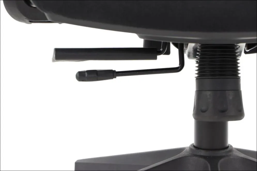 Fotel biurowy TONO czarny z regulowanymi podłokietnikami I sklep meblowy MIRAT.