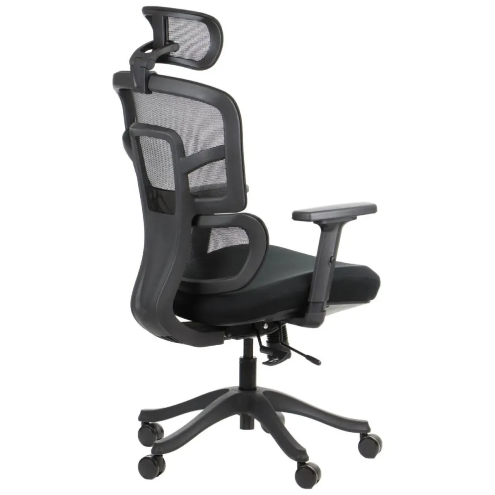 Fotel biurowy TREX czarny z mechanizmem synchronicznym I sklep meblowy MIRAT.