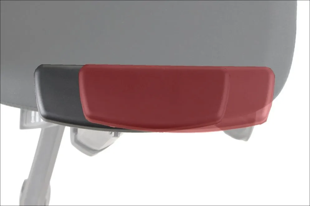 Fotel biurowy TREX czarny/aluminium z regulowanym zagłówkiem I sklep meblowy MIRAT.