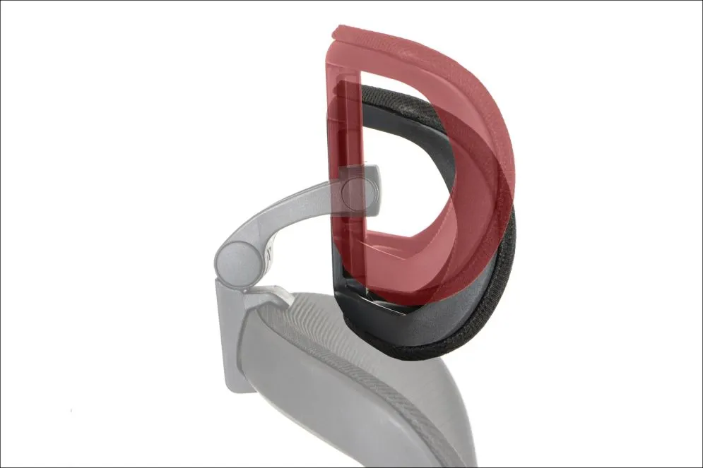 Fotel biurowy TREX czarny/aluminium z regulowanym zagłówkiem I sklep meblowy MIRAT.