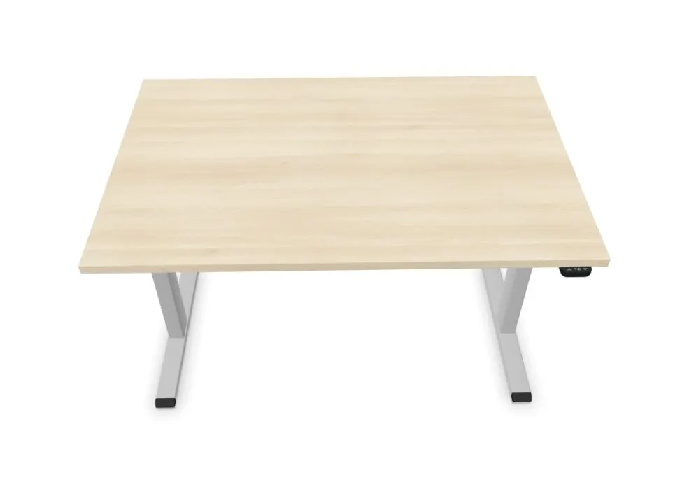 Biurko eCOMO 120x60cm akacja z regulacją wysokości elektryczne I sklep meblowy MIRAT.