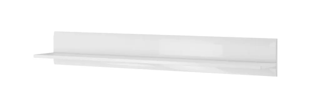Półka TULSA 160 biała połysk I sklep meblowy MIRAT. styl GLAMOUR kolekcja TULSA
