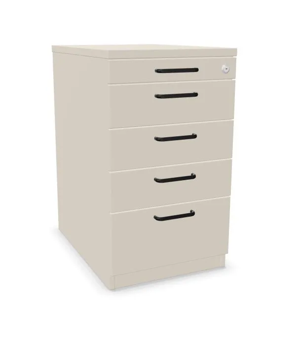 Kontenerek biurowy EASY SPACE 4D PB 43cm kaszmirowy do biura I sklep meblowy MIRAT.