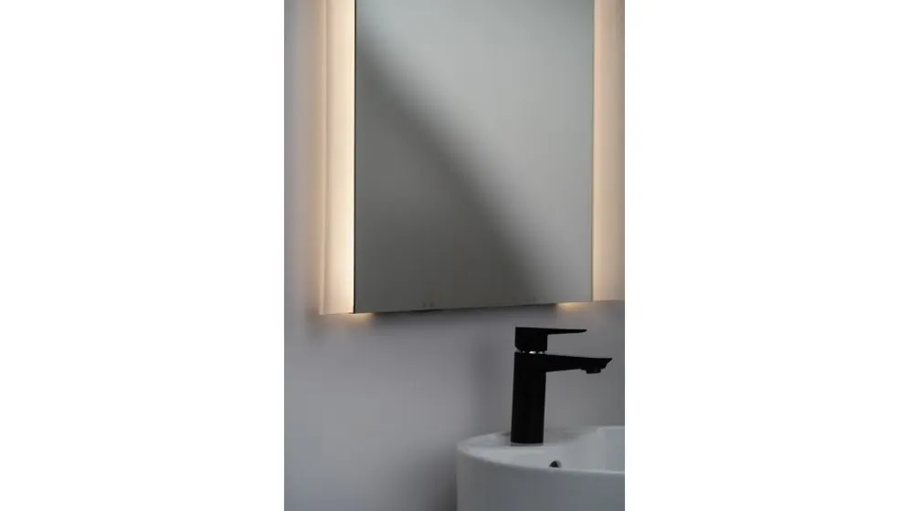 Lustro łazienkowe LED AURA 55x90 cm z regulowanym podświetleniem | MIRAT