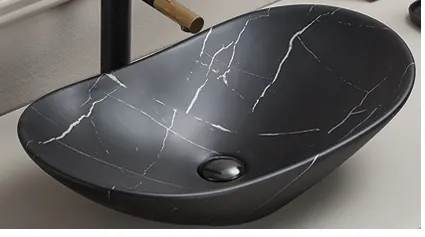 Szafka pod umywalkę XILO BLACK WOTAN 82 100cm czarna/dąb szeroka I sklep meblowy MIRAT. styl LOFT, RYFLOWANY