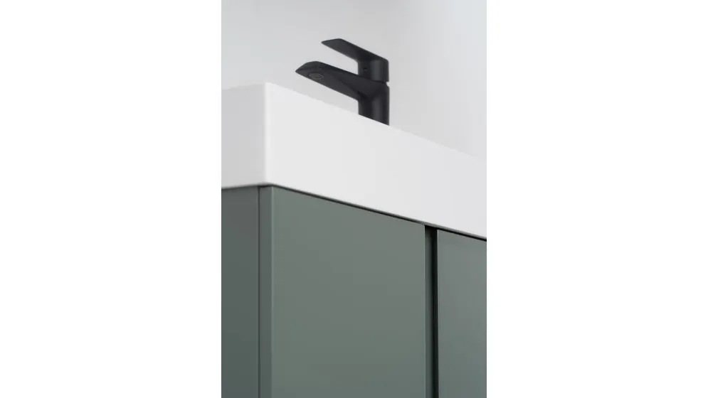 Umywalka meblowa UNIQ 50 cm Solid Surface biała mat z otworem na baterię| MIRAT