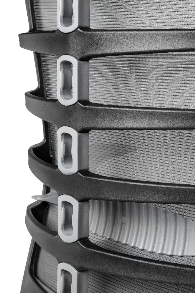 Fotel biurowy SPINELLY M czarny/szary z regulowanymi podłokietnikami | MIRAT.