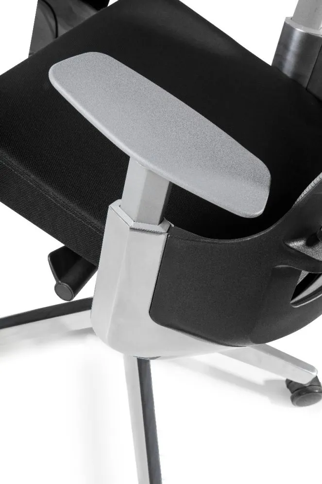 Fotel biurowy SPINELLY czarny/szary | MIRAT.