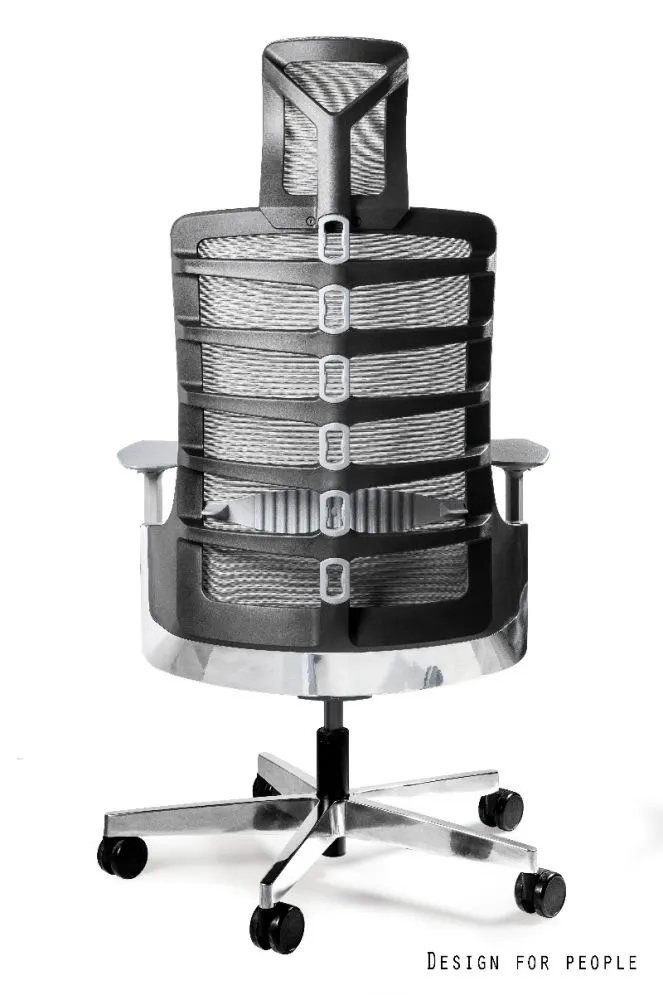 Fotel biurowy SPINELLY czarny/szary | MIRAT.