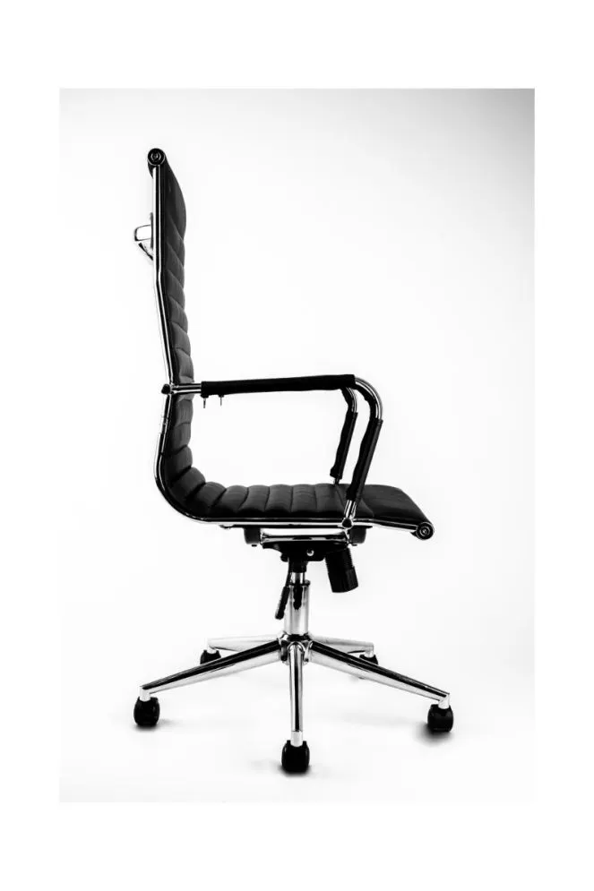 Fotel biurowy UNIVERSE czarny do biura z wysokim oparciem | MIRAT.