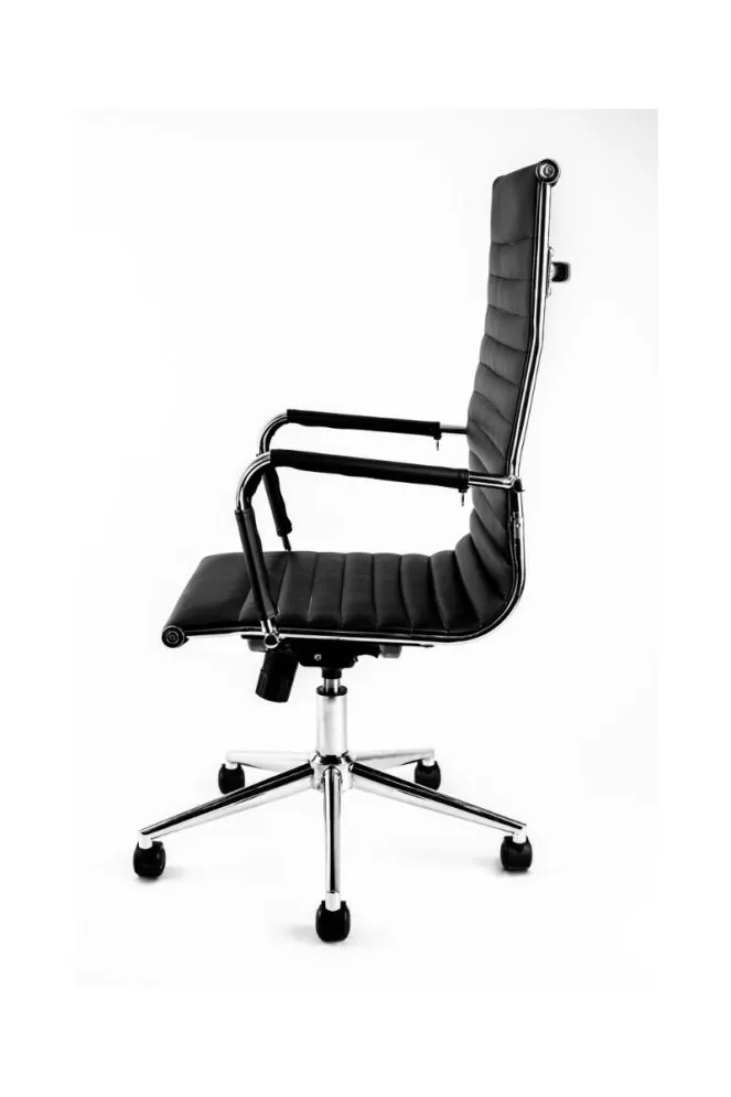 Fotel biurowy UNIVERSE czarny do biura z wysokim oparciem | MIRAT.
