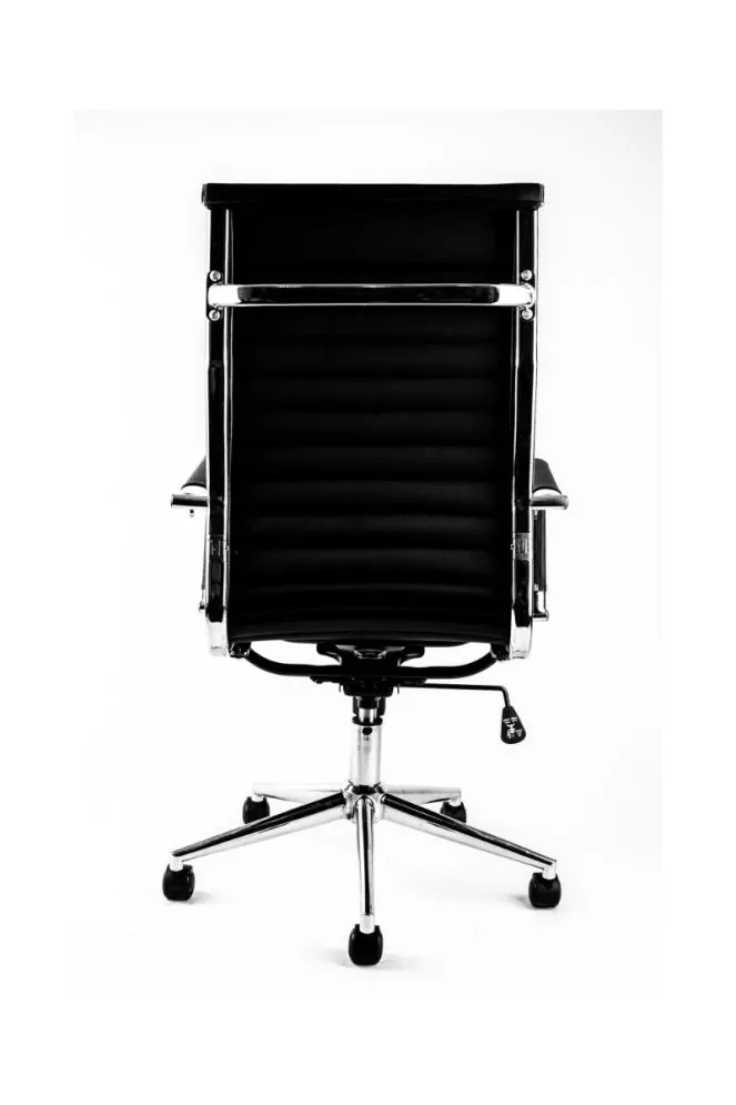 Fotel biurowy UNIVERSE czarny do biura z wysokim oparciem | MIRAT.