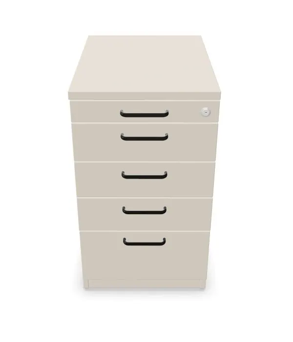 Kontenerek biurowy EASY SPACE 4D PB 43cm kaszmirowy do biura I sklep meblowy MIRAT.