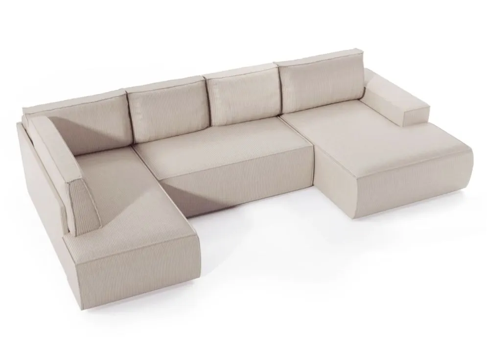 Narożnik z funkcją spania FELICIA U2-140 kremowy prawy/lewy I sklep meblowy MIRAT. kolekcja FELICIA